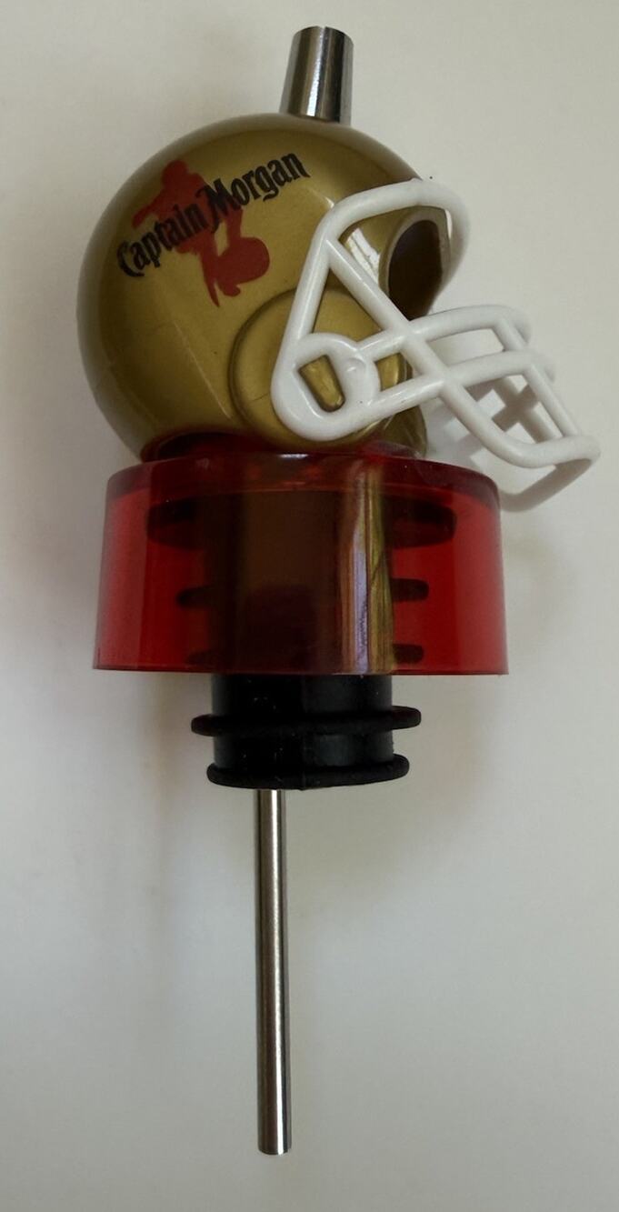 Captain Morgan Eclipse Signature Helmet Pourer -Red White Gray Black no box.